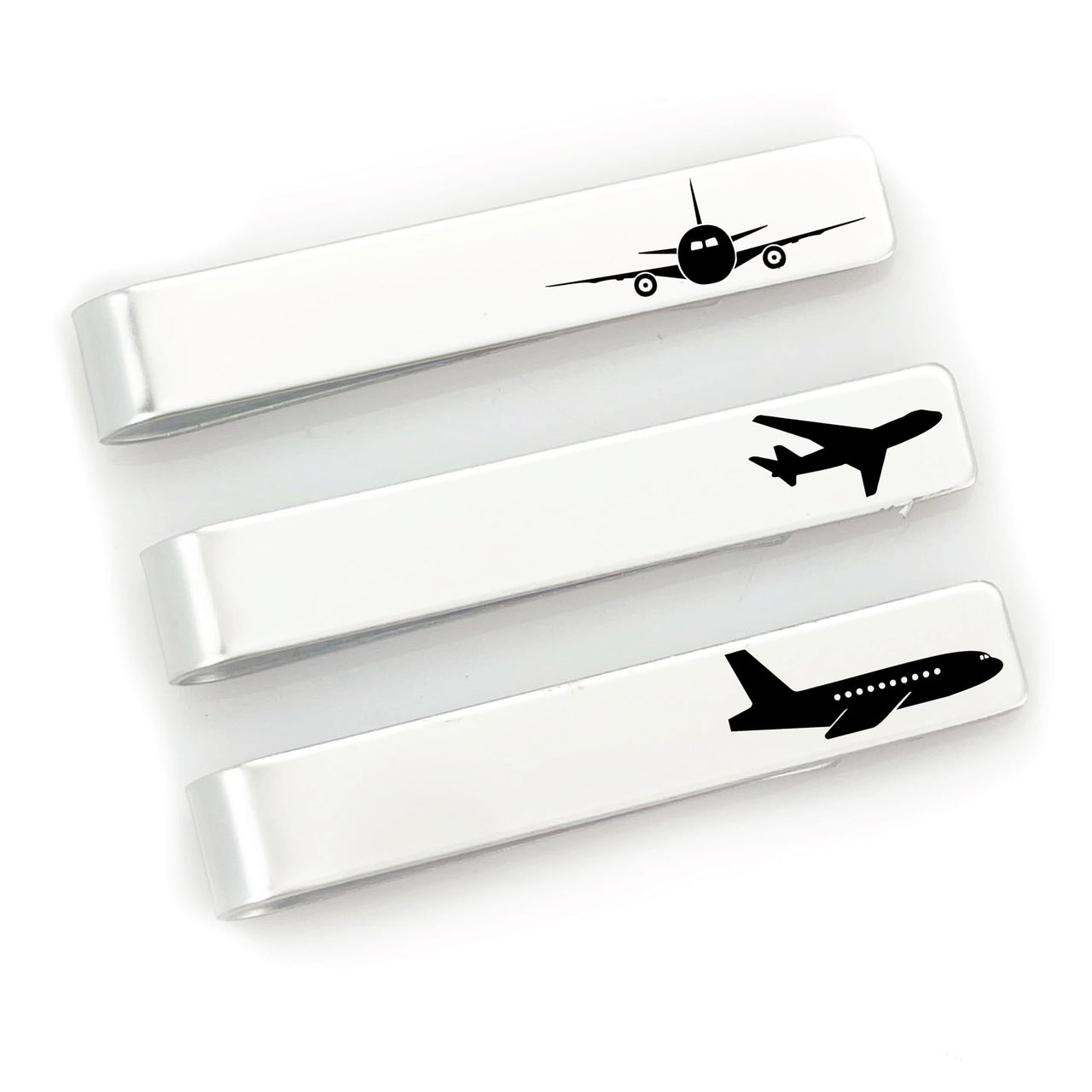 Commercial Pilot Tie Clip Set of 3