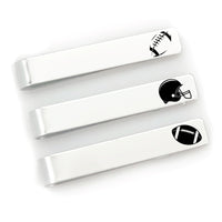 Thumbnail for Football Tie Clip Set of 3
