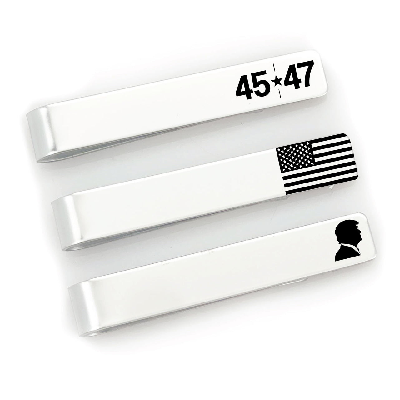 Trump Tie Clip Set of 3
