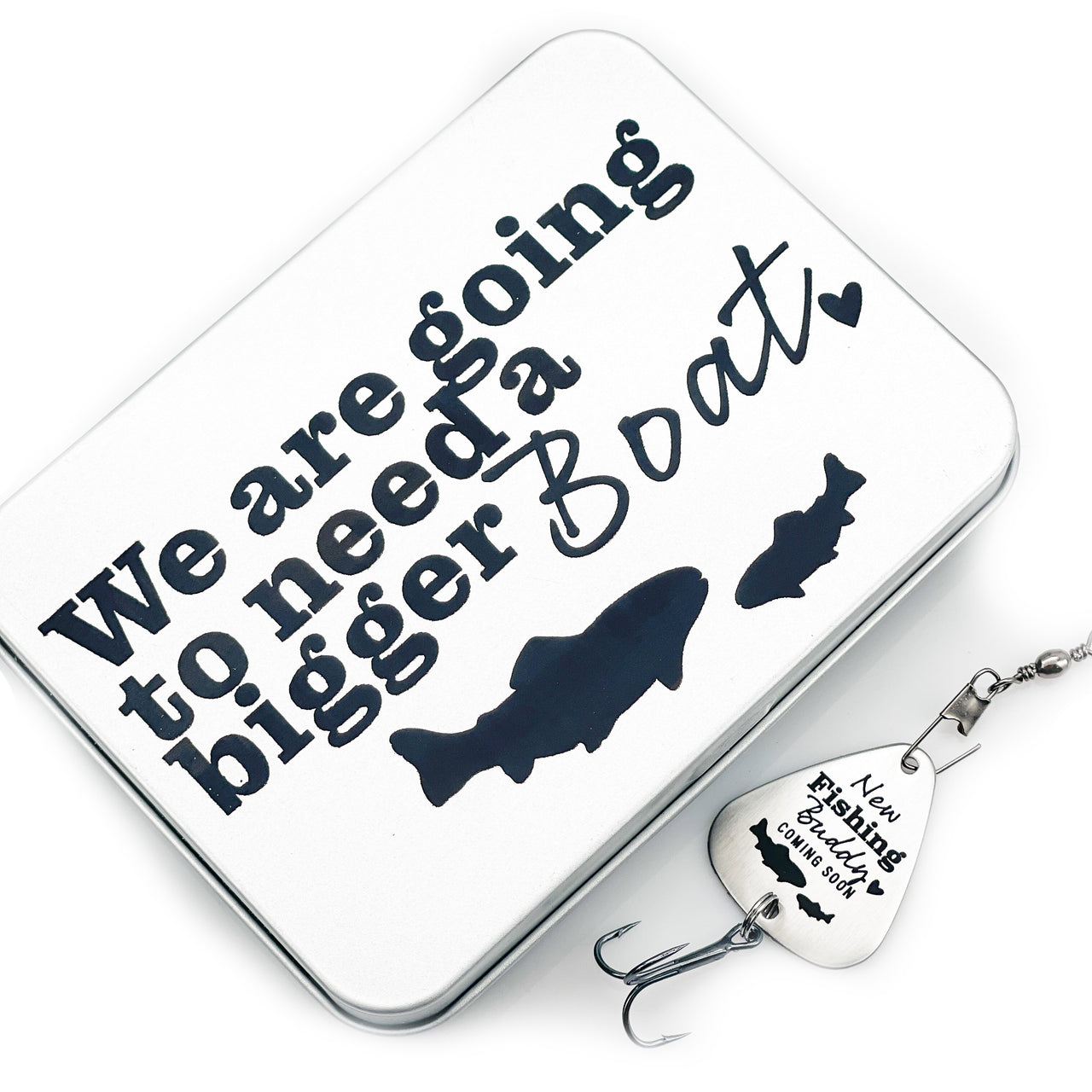 The Reel Big News Fishing Lure + Tin