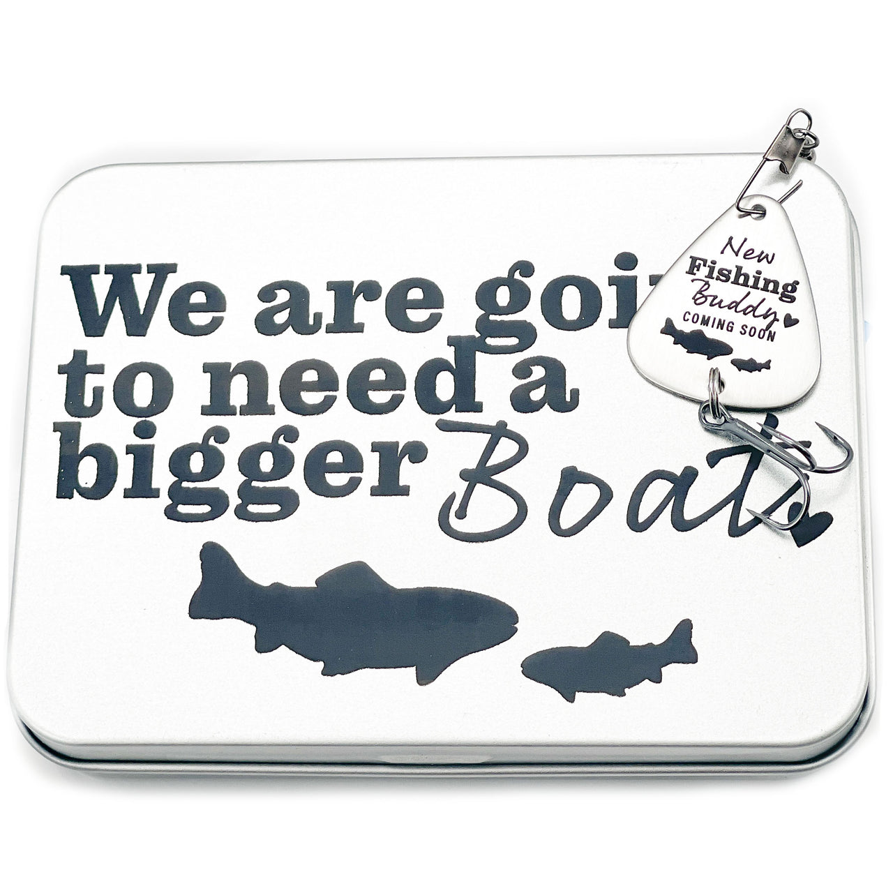 The Reel Big News Fishing Lure + Tin