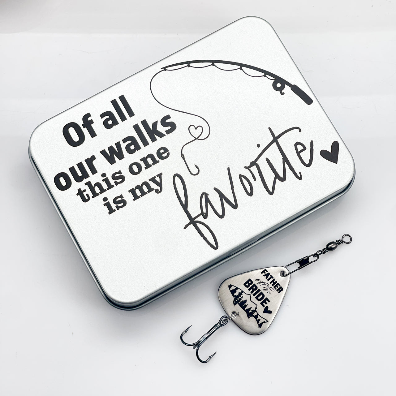 Favorite Walks Fishing Lure + Tin