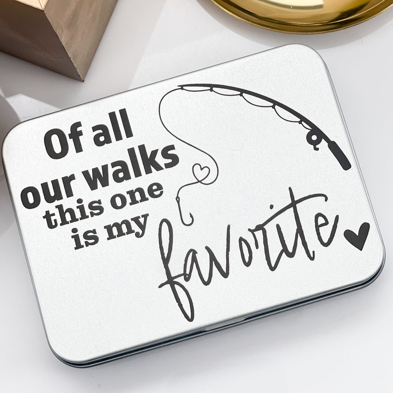 Favorite Walks Fishing Lure + Tin
