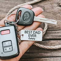 Thumbnail for Best Dad Ever Keychain