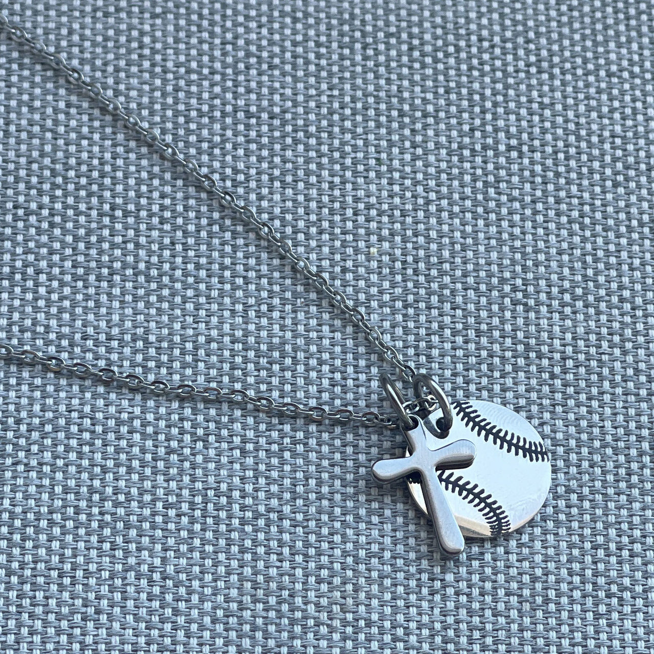 The Catch Necklace with Cross