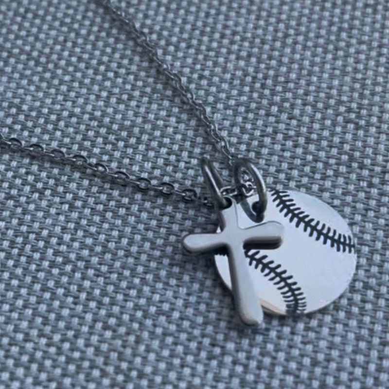 The Catch Necklace with Cross
