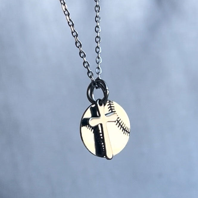 The Catch Necklace with Cross