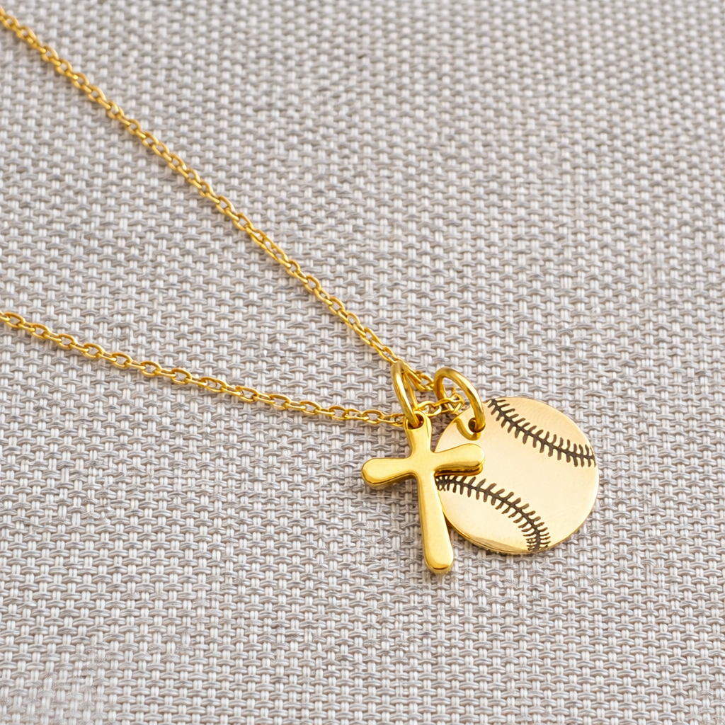 The Catch Necklace with Cross