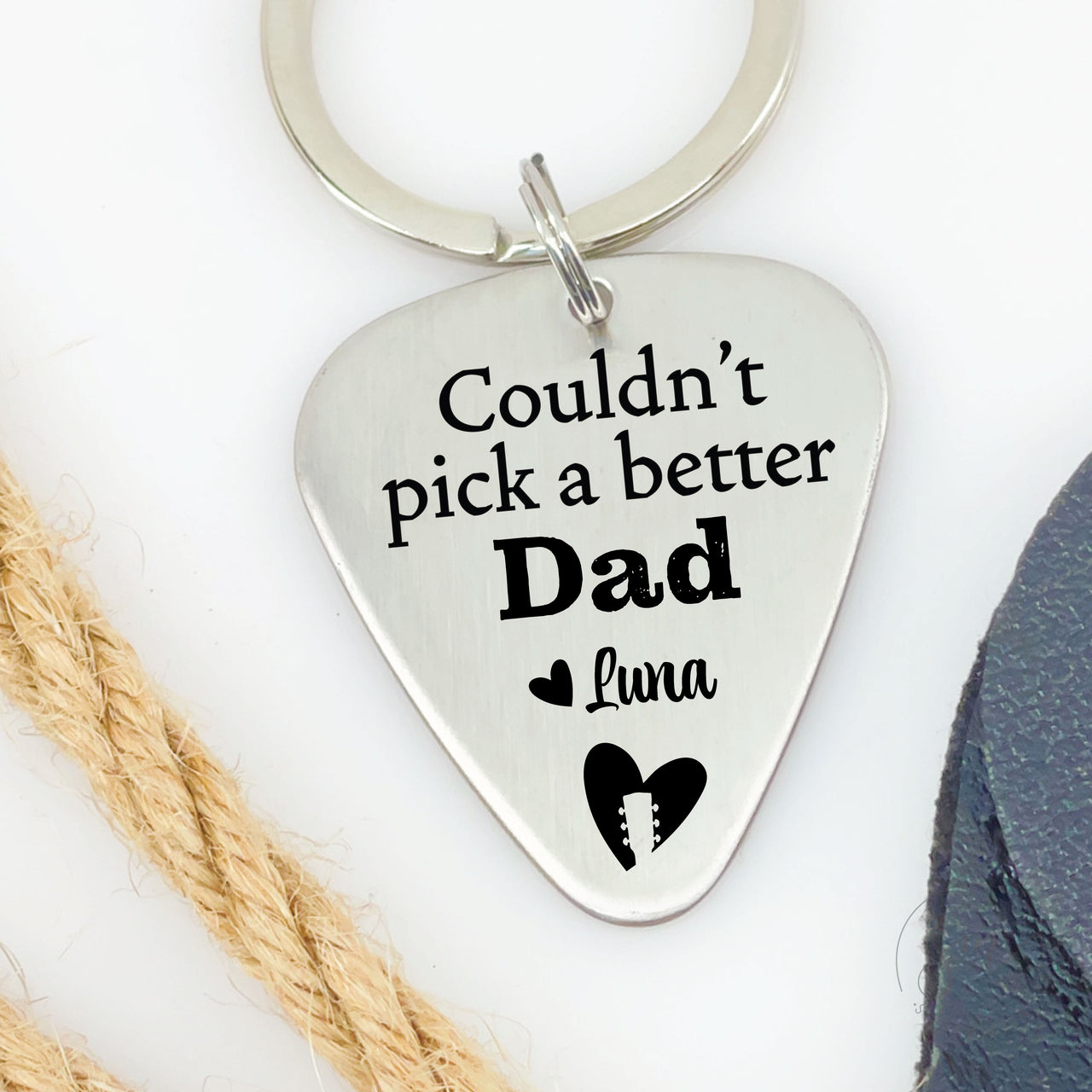 Couldn't Pick A Better Dad Pick Keychain
