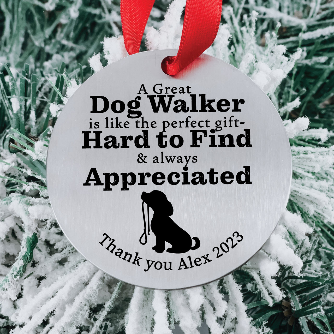 Dog Walker Ornament