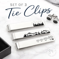 Thumbnail for Nature-Inspired Tie Clip Set of 3