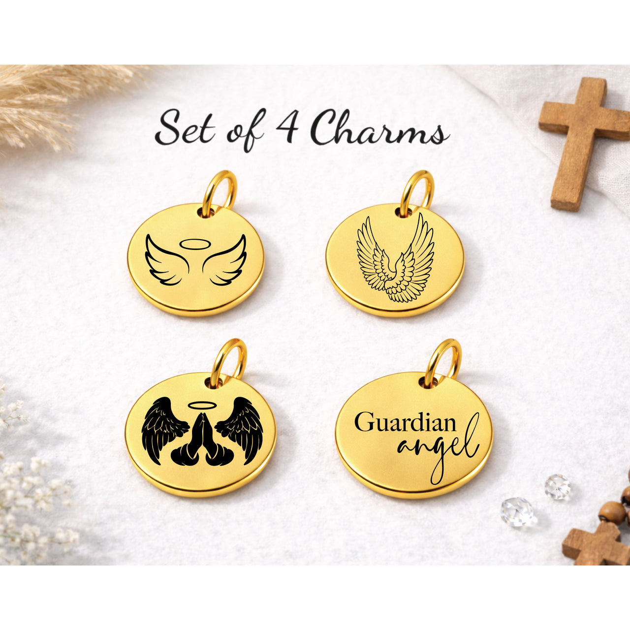 Angel Charm Set
