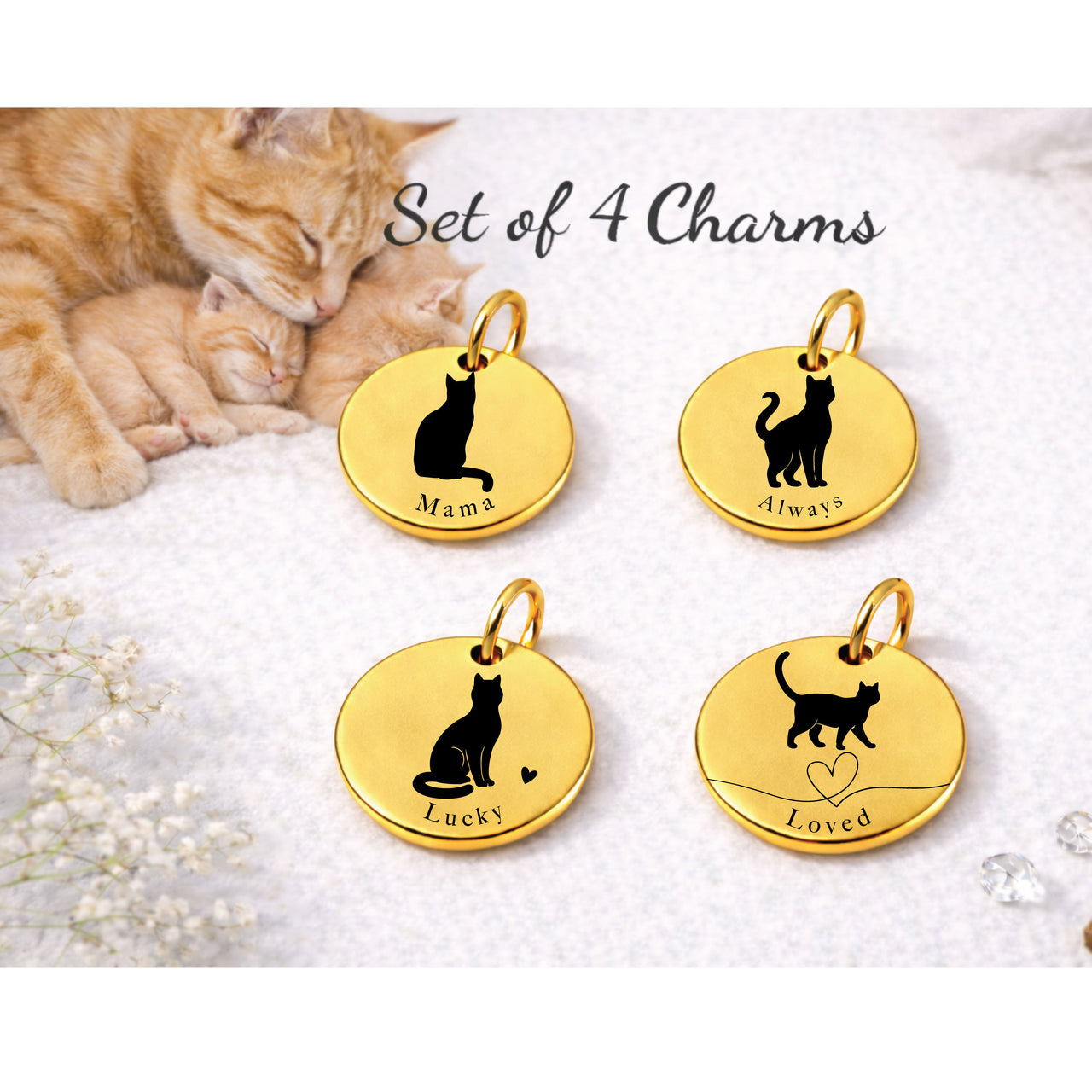 Mama Duck Charm Set