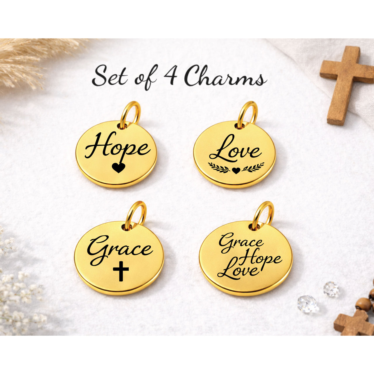Dove Charm Set