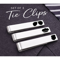 Thumbnail for Police Tie Clip Set of 3