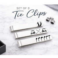 Thumbnail for Golf Tie Clip Set of 3