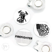 Thumbnail for Firefighter Golf Ball Marker Set of 3