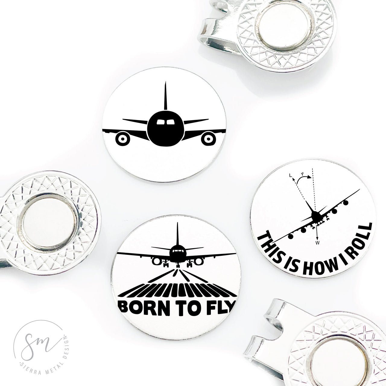 Commercial Pilot Golf Ball Marker Set of 3