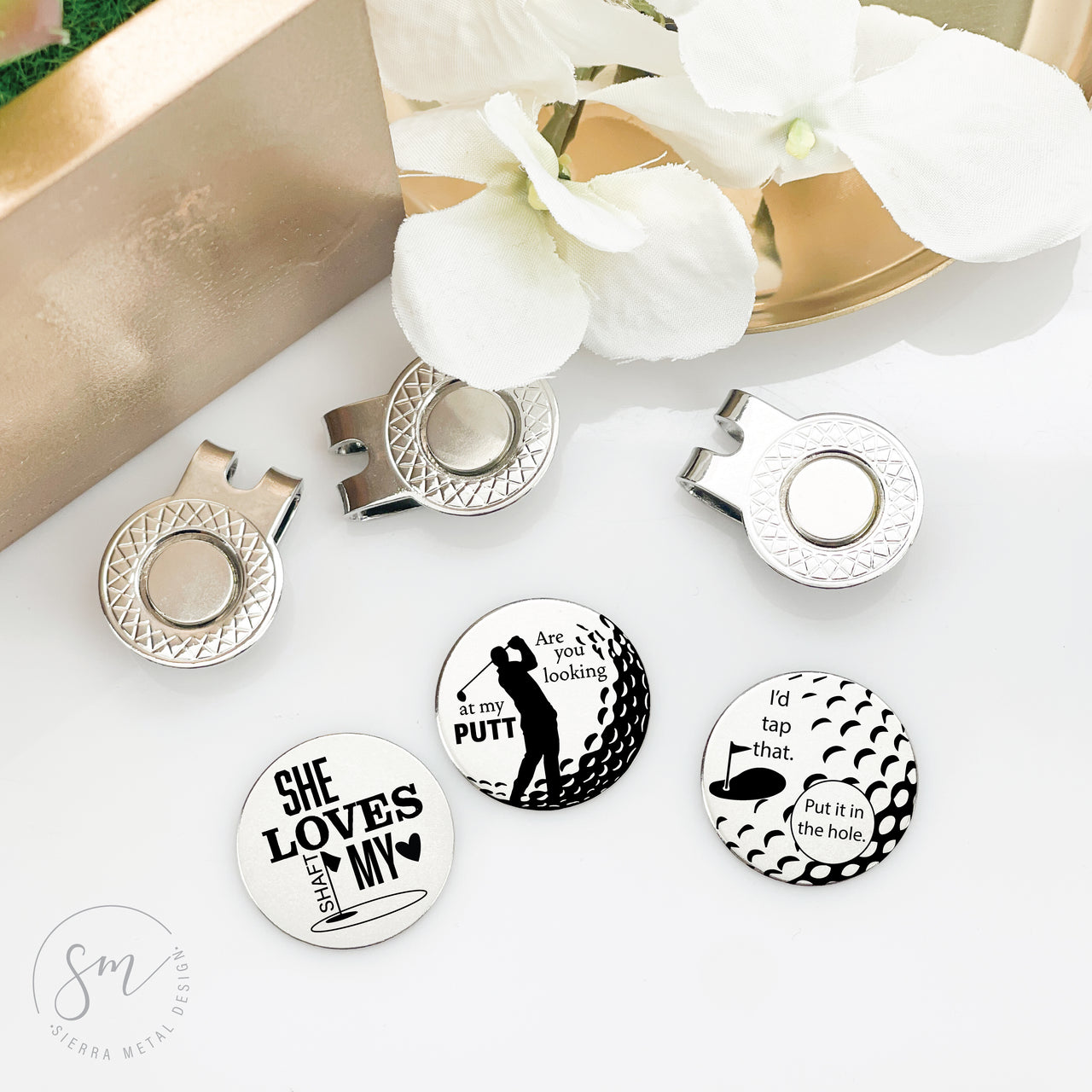 Funny Golf Ball Marker Set of 3