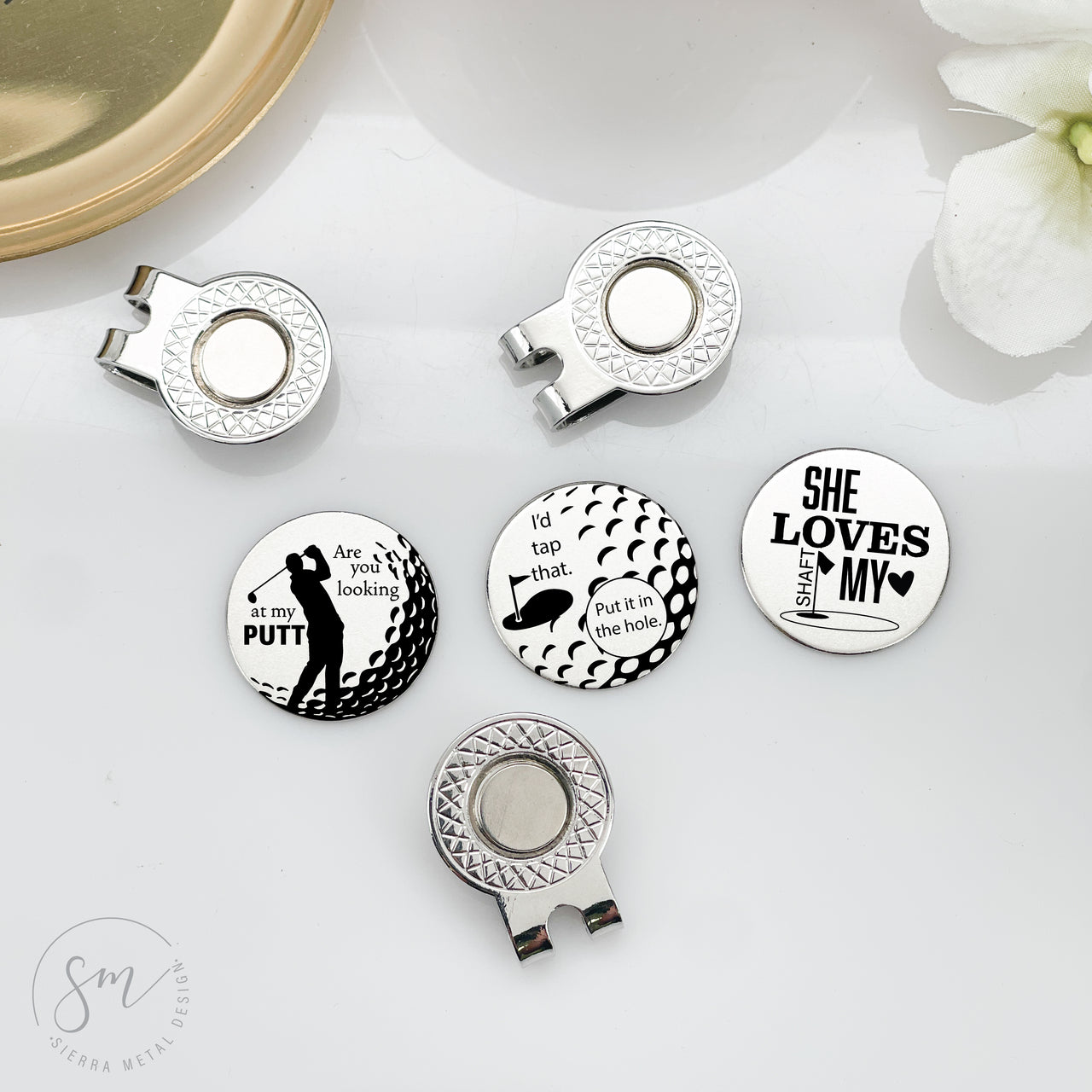 Funny Golf Ball Marker Set of 3