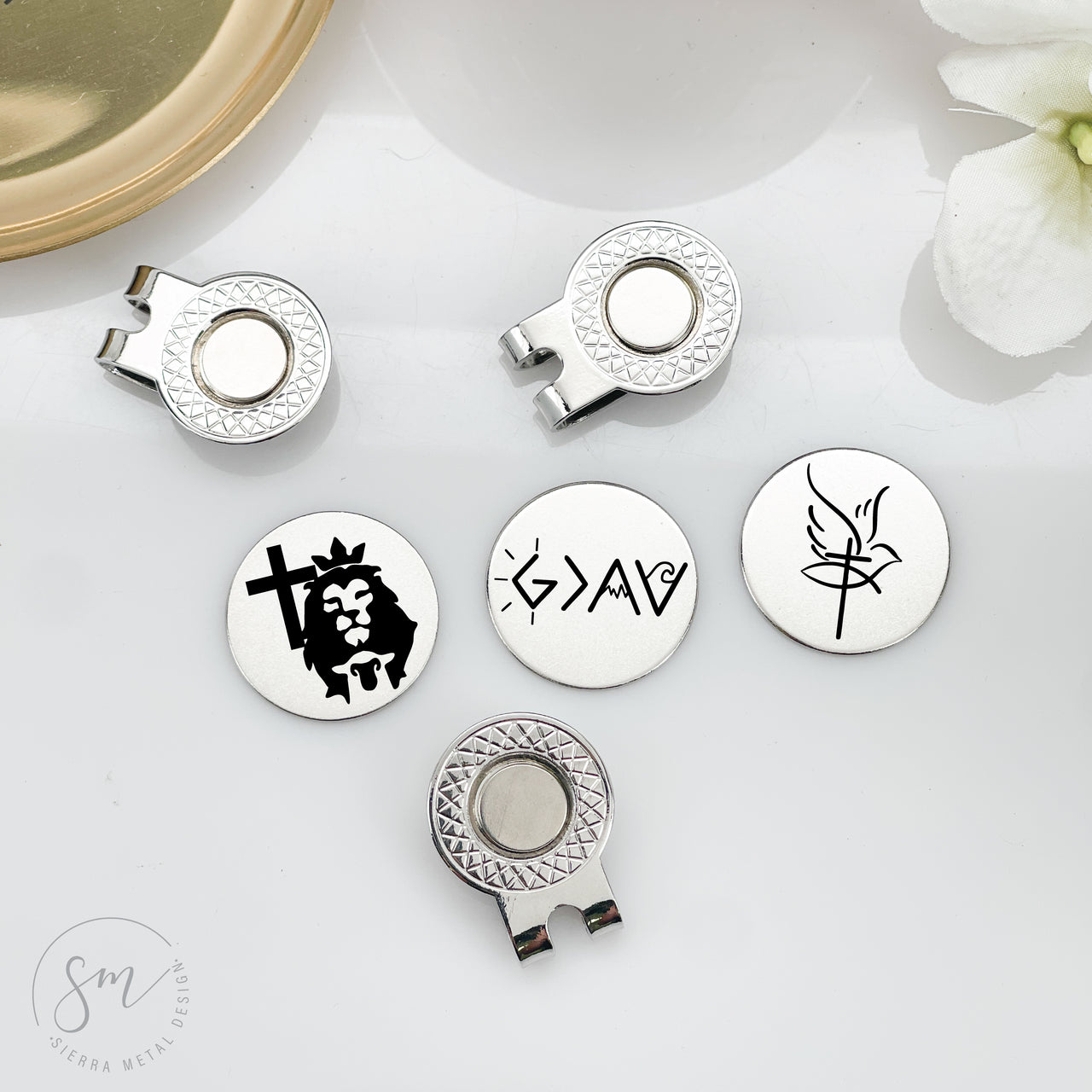 Christian Golf Ball Marker Set of 3
