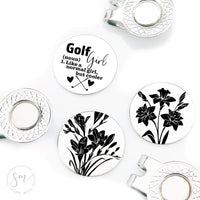 Thumbnail for Golfer Girl Golf Ball Marker Set of 3