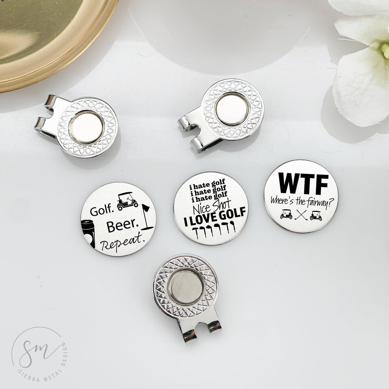 Where's The Fairway Golf Ball Marker Set of 3