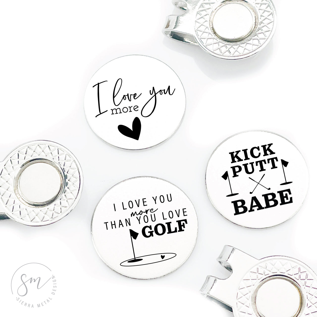 “I Move You More” Golf Ball Marker Set of 3