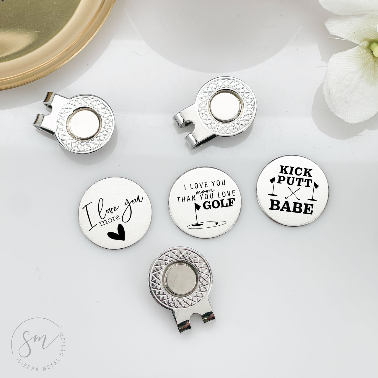 “I Move You More” Golf Ball Marker Set of 3