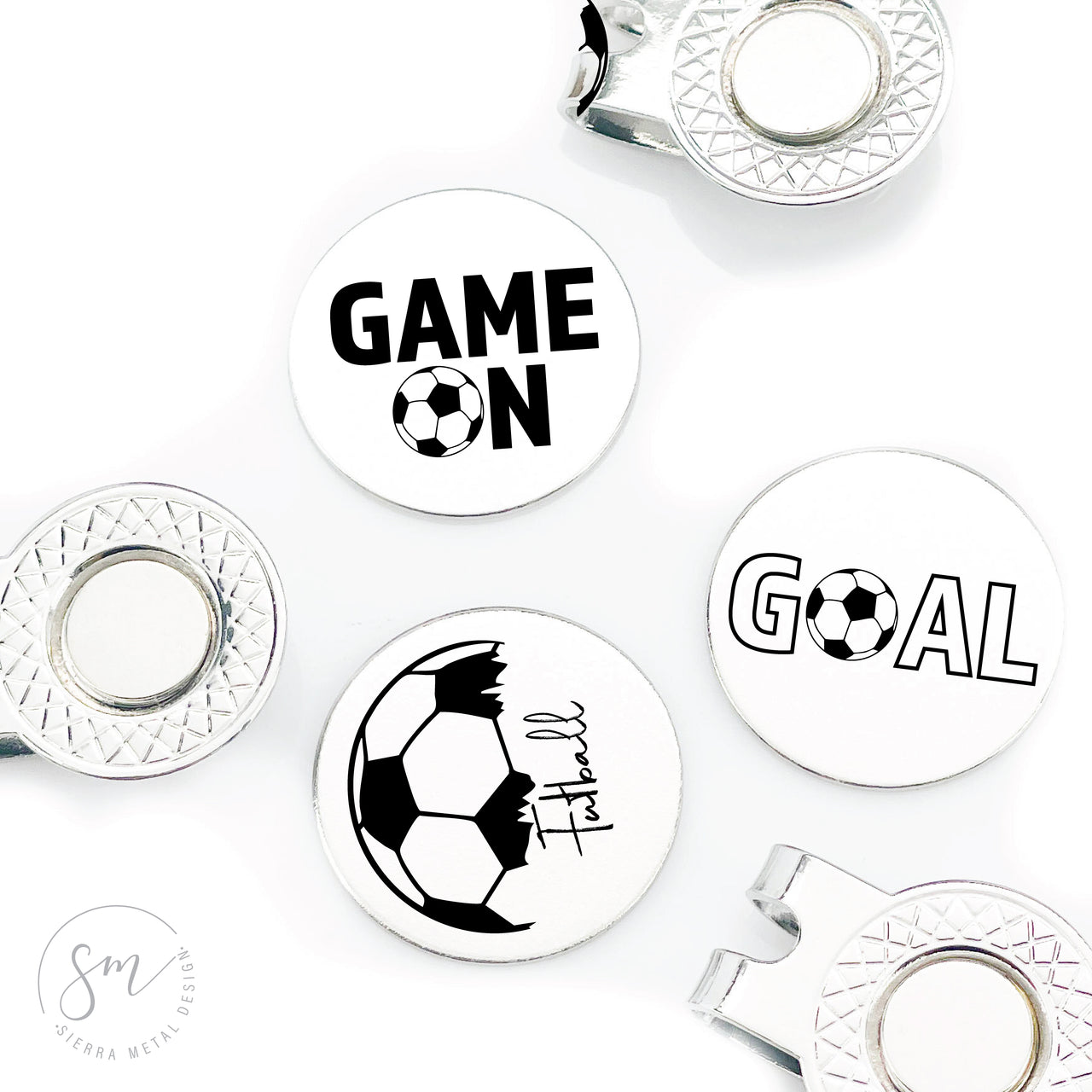 Soccer Golf Ball Marker Set of 3