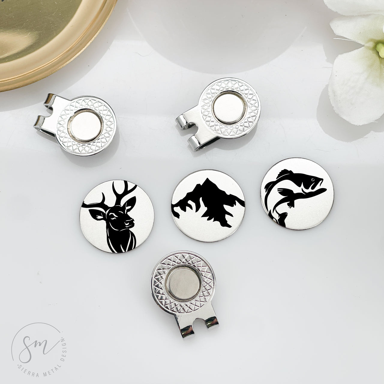 Sportsman Golf Ball Marker Set of 3