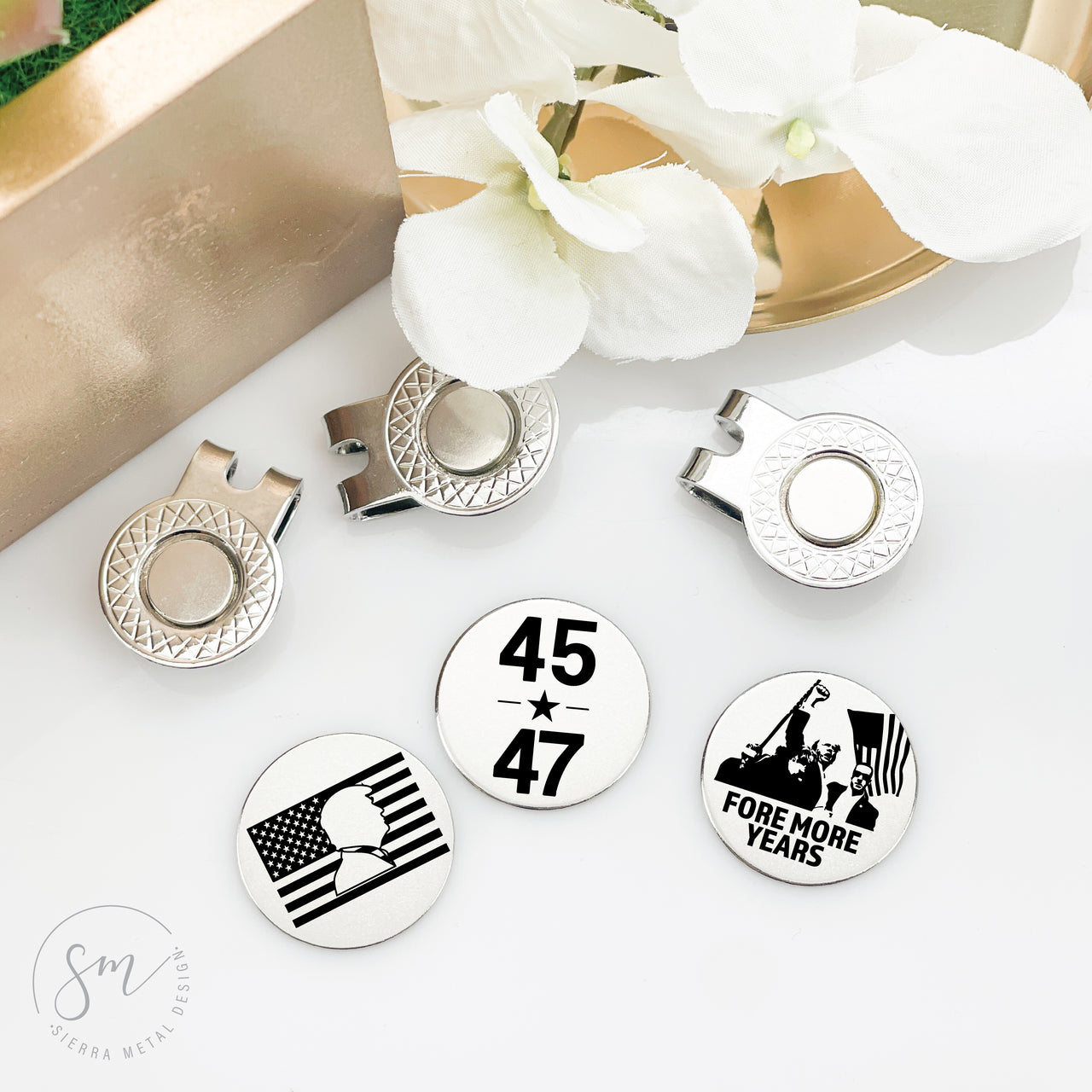 Trump Golf Ball Marker Set of 3