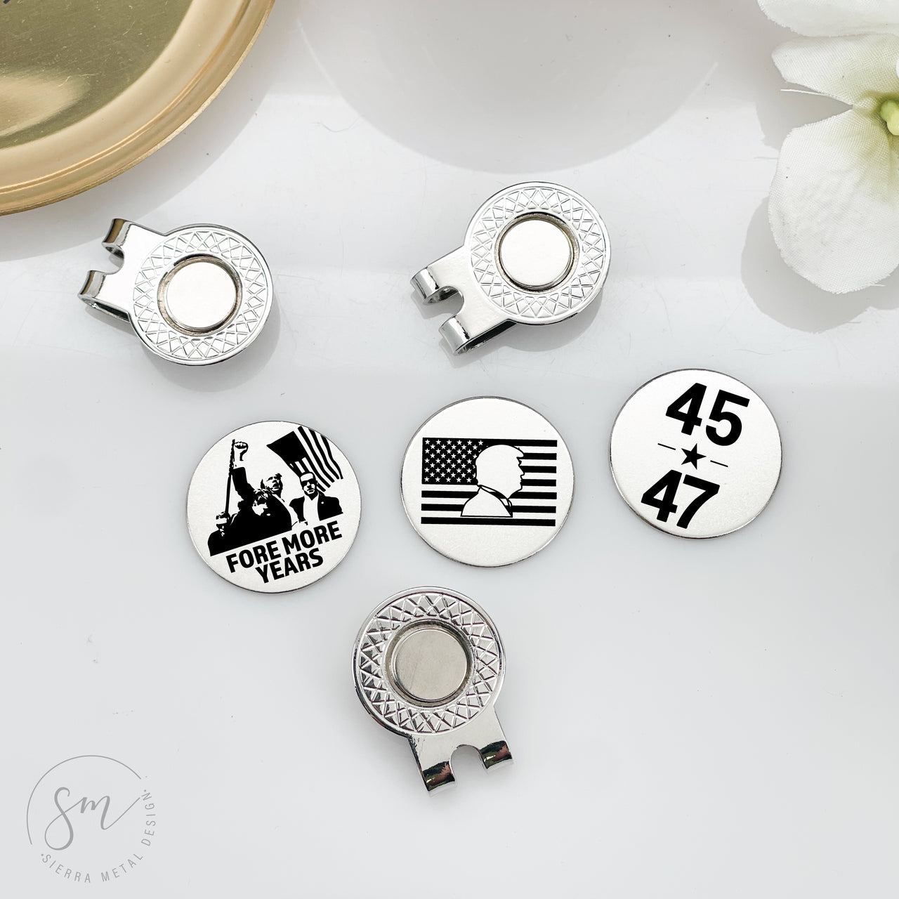 Trump Golf Ball Marker Set of 3