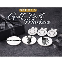 Thumbnail for Firefighter Golf Ball Marker Set of 3