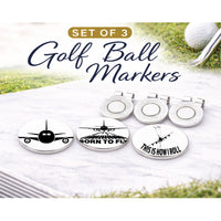 Thumbnail for Commercial Pilot Golf Ball Marker Set of 3