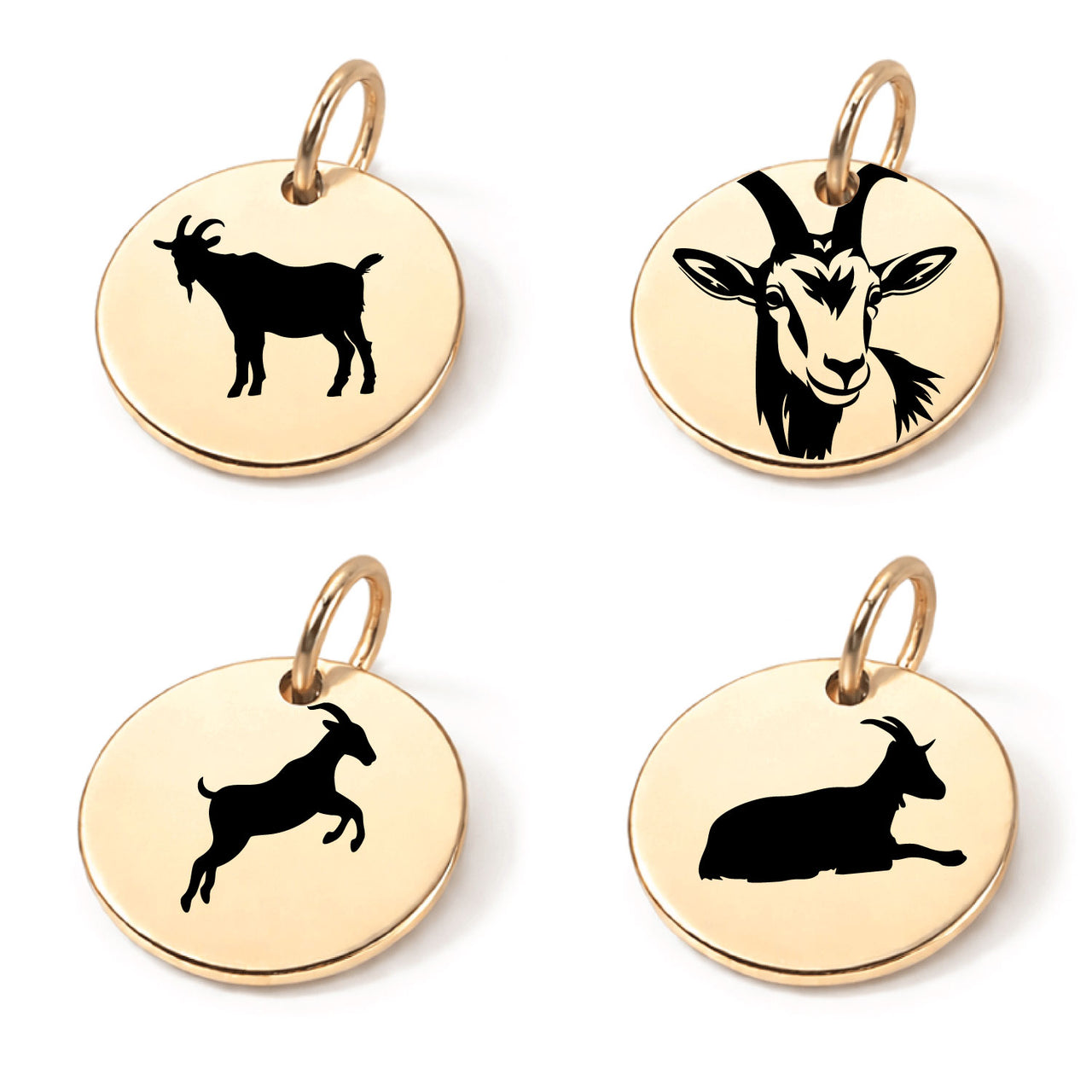 Farm Goat Charm Set
