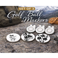 Thumbnail for Golfer Girl Golf Ball Marker Set of 3
