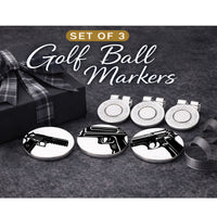 Thumbnail for Gun Golf Ball Marker Set of 3