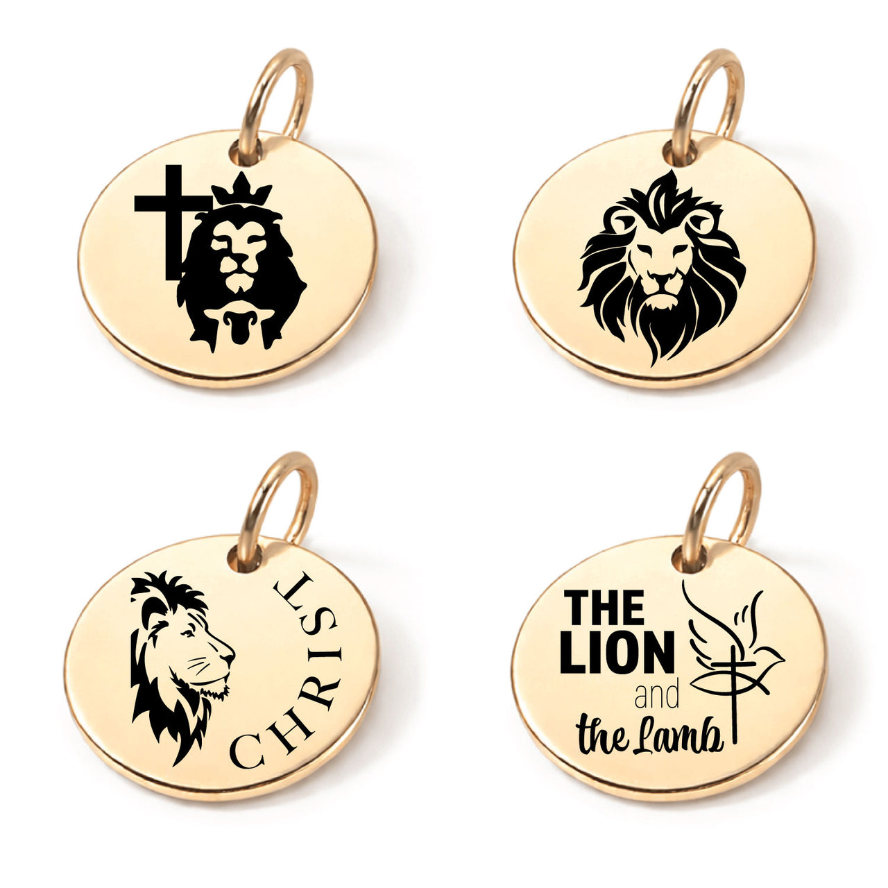 Lion and the Lamb Charm Set