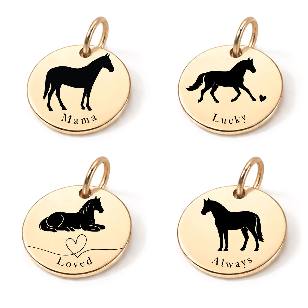 Mama Horse Charm Set
