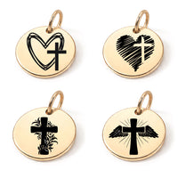 Thumbnail for Cross Christian Charm Set