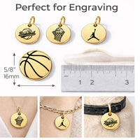 Thumbnail for Basketball Sports Charm Set