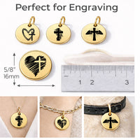 Thumbnail for Cross Christian Charm Set