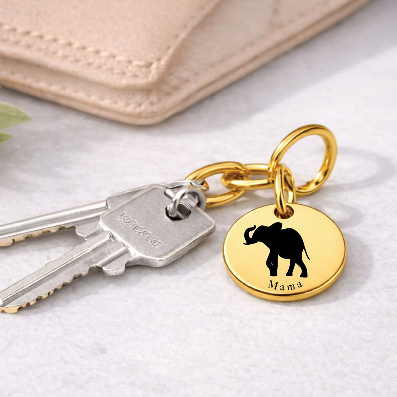 Mama Elephant Charm Set