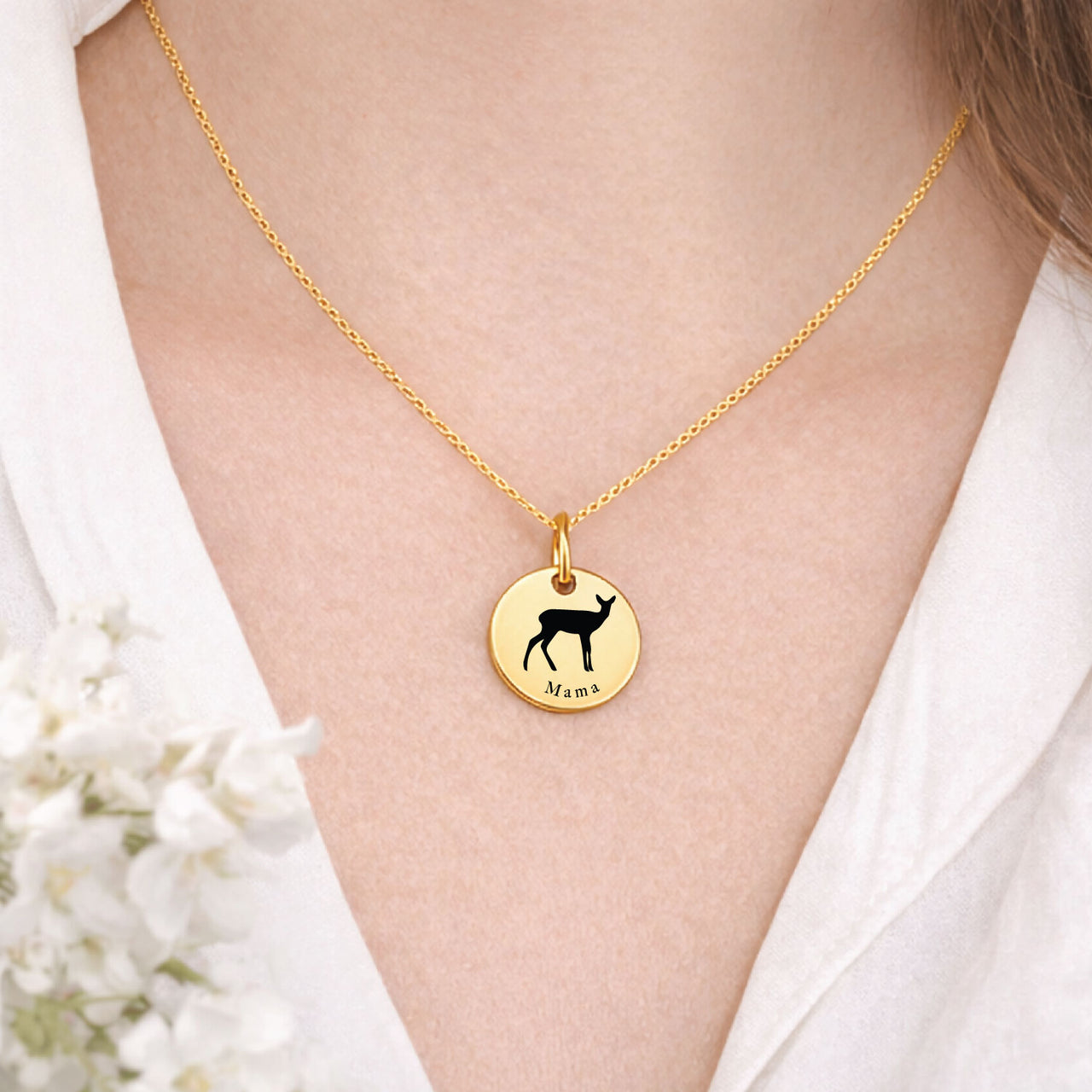 Mama Deer Charm Set
