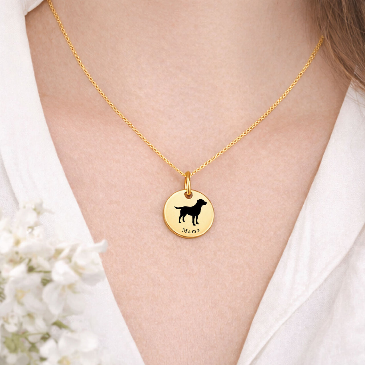 Mama Dog Charm Set