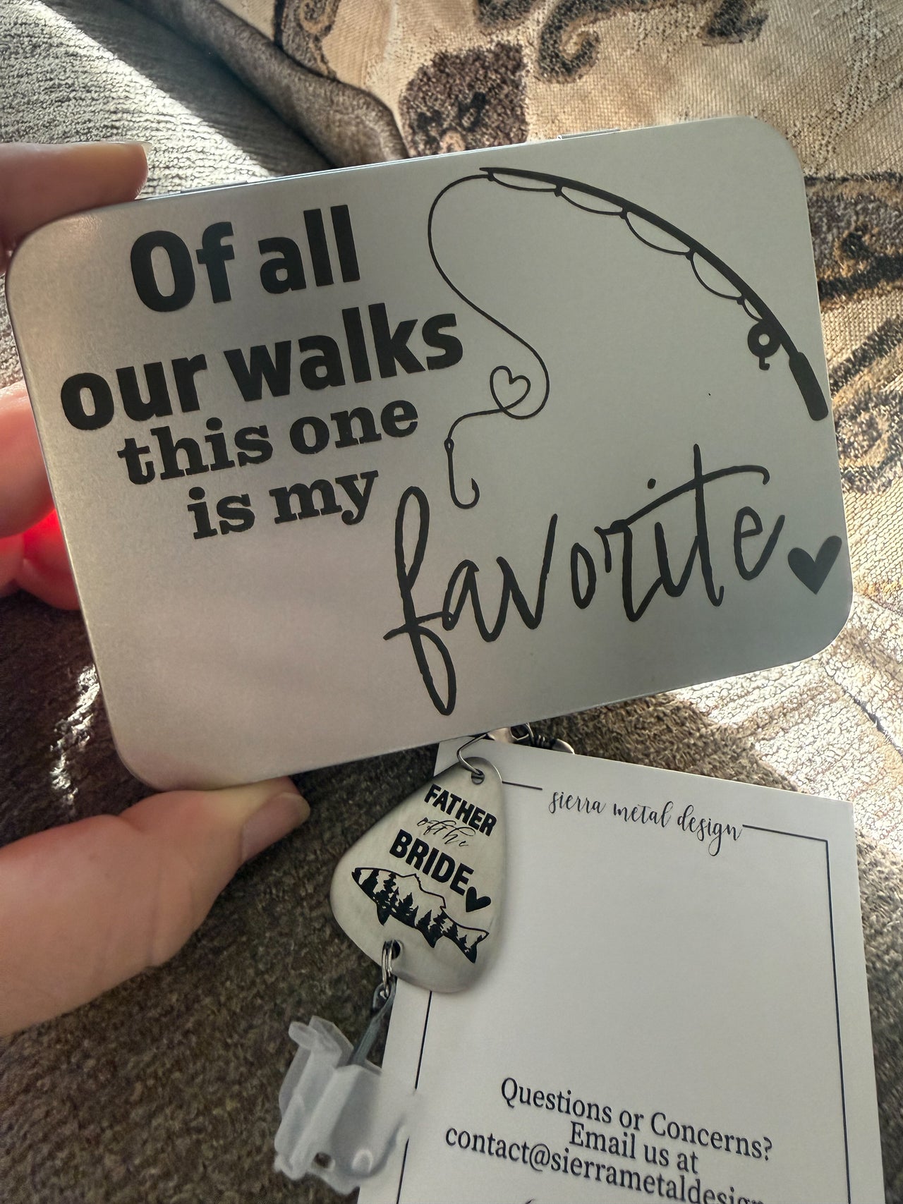 Favorite Walks Fishing Lure + Tin