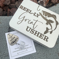 Thumbnail for Usher Fishing Lure + Tin
