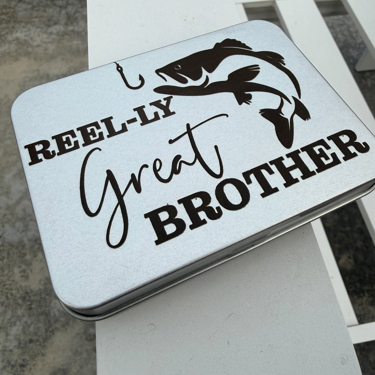 Brother of the Bride Fishing Lure + Tin