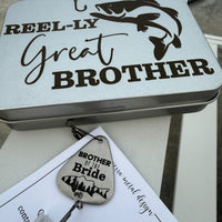 Thumbnail for Brother of the Bride Fishing Lure + Tin